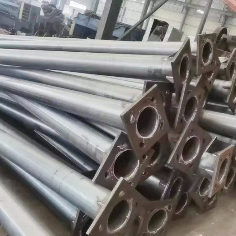 6m 8m 10m IP65 Conical Octagonal High Mast Lamp Lighting Pole