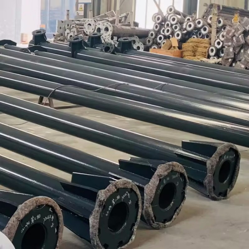 6m 8m 10m IP65 Conical Octagonal High Mast Lamp Lighting Pole