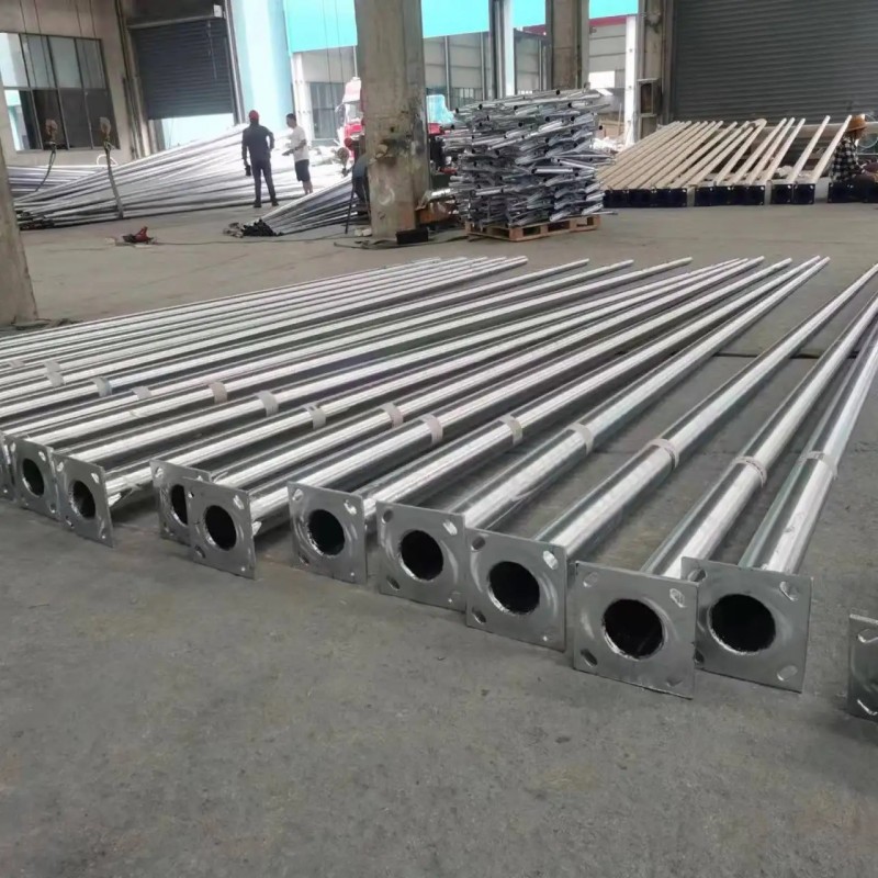 Outdoor Hot DIP Galvanized Steel 8m 12m Street Light Pole