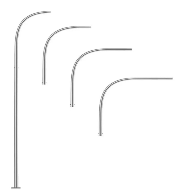 Durable Hot-DIP Galvanized Solar Street Light Pole for Outdoor Use