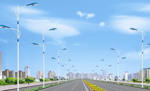 Solar led street light